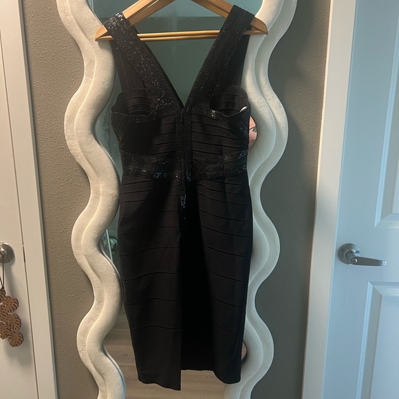 Herve Leger sequin bandage dress - Picture 3 of 7